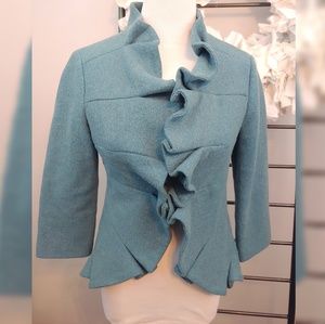 Tabitha Wool Blend Terrace House Blazer Anthropol